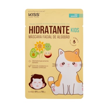 Máscara Facial Kiss Kids Hidratante Kkfm02br