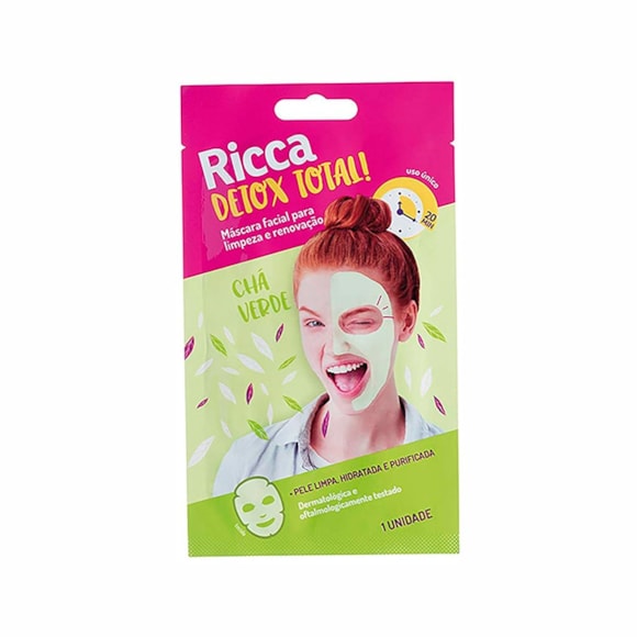 Máscara Facial Ricca Limpeza e Renovação