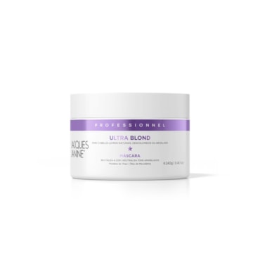 Máscara Hidratante Capilar Jacques Janine Professionnel Matizador Ultra Blond 240g