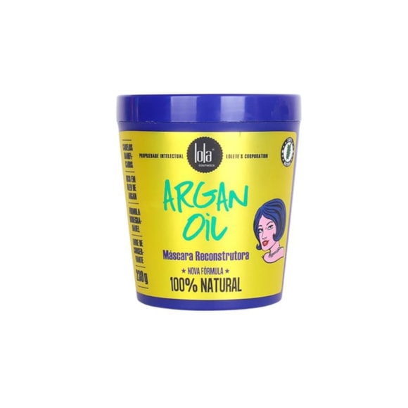 Máscara Hidratante Capilar Lola Reconstrutora Argan Oil 230gr