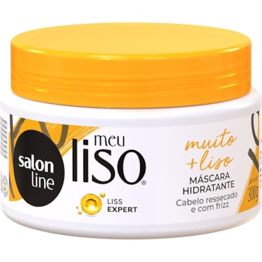 Máscara Hidratante Meu Liso Muito + Liso Salon Line 300g