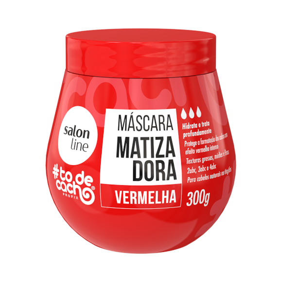 Máscara Matizadora Salon Line #todecacho Vermelha 300g
