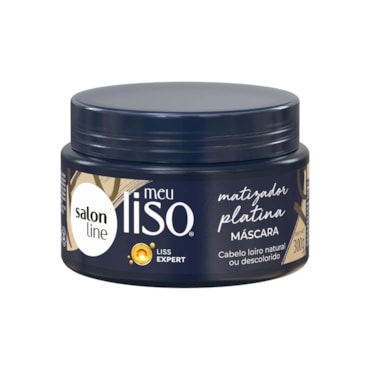 Máscara Meu Liso Matizador Platina Salon Line 300g