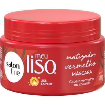 Máscara Meu Liso Matizador Vermelho Salon Line 300g
