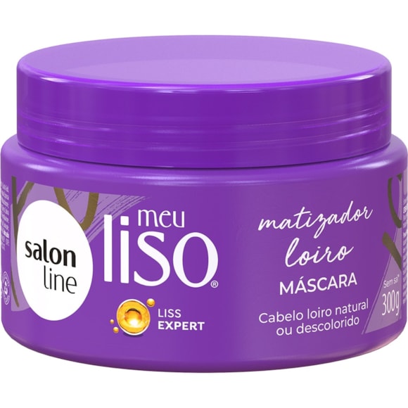 Máscara Meu Liso Matizadora Loiro Salon Line 300g