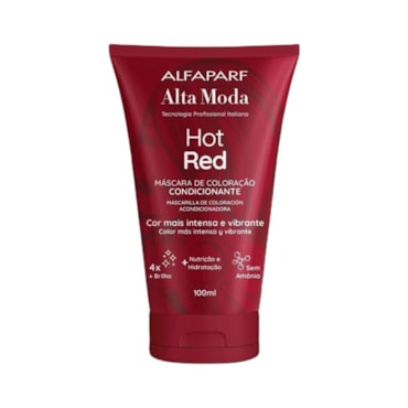 Máscara Pigmentante Alta Moda Hot Red 100ml