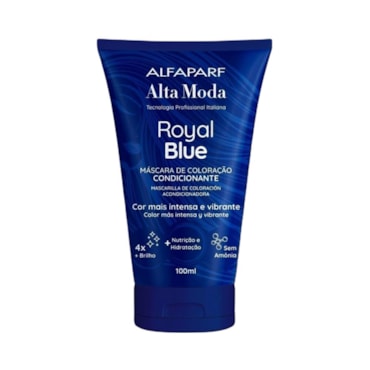 Máscara Pigmentante Alta Moda Royal Blue 100ml
