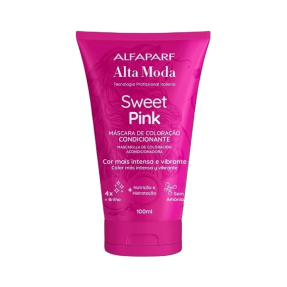 Máscara Pigmentante Alta Moda Sweet Pink 100ml