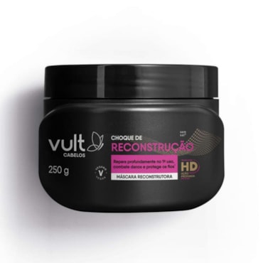 Máscara Reconstrutora Vult Cabelos Choque de Reconstrução 250g