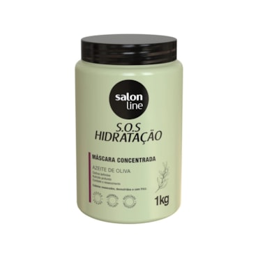 Máscara S.O.S Hidratação Azeite de Oliva Salon Line 1kg