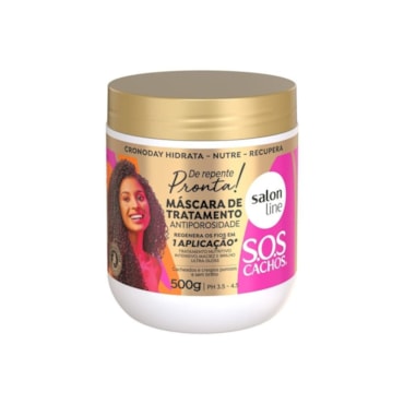 Máscara Salon Line Sos Antiporosidade De Repente Pronta 500ml