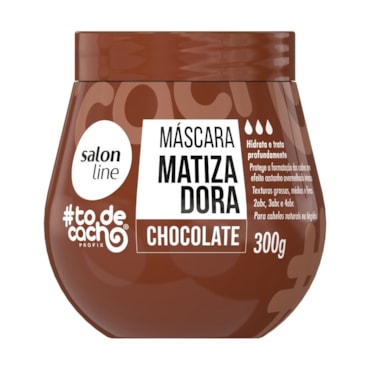 Máscara Salon Line #Todecacho Matizadora Chocolate 300gr