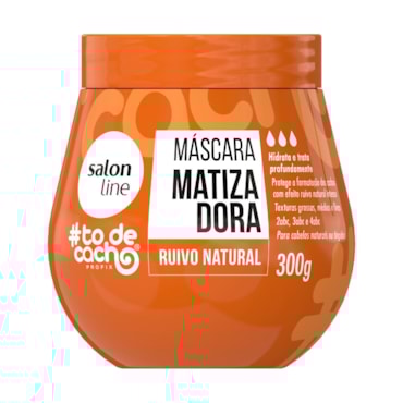 Máscara Salon Line #Todecacho Matizadora Ruivo Natural 300gr
