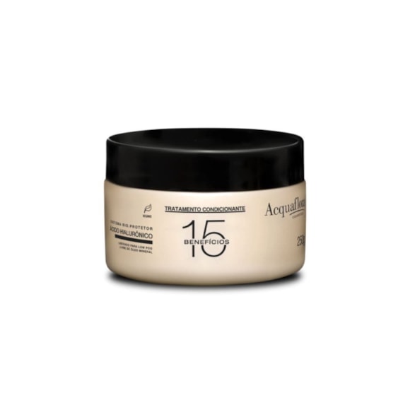 Máscara Tratamento Capilar Acquaflora Cond 15 Beneficios 250gr