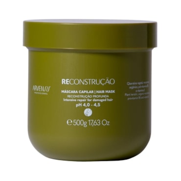 Máscara Tratamento Capilar Arvensis Reconstrução 500g