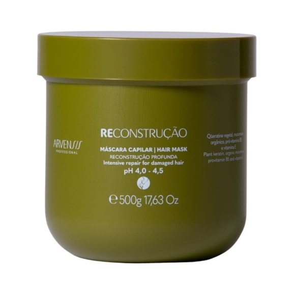 Máscara Tratamento Capilar Arvensis Reconstrução 500g