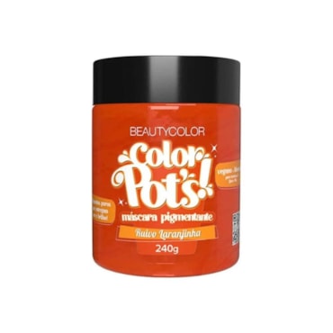 Máscara Tratamento Capilar Beautycolor Pigmentante Color Pots Ruivo Laranjinha