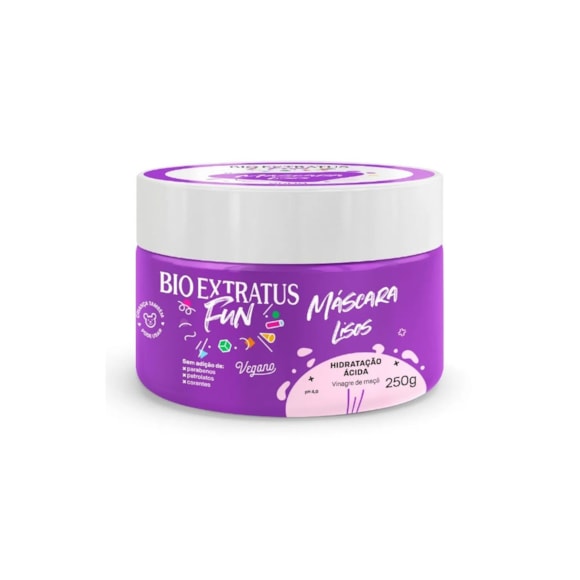 Máscara Tratamento Capilar Bio Extratus Fun Lisos 250gr