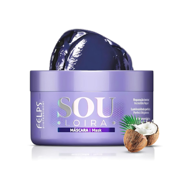 Máscara Tratamento Capilar Felps Sou Loira 300gr