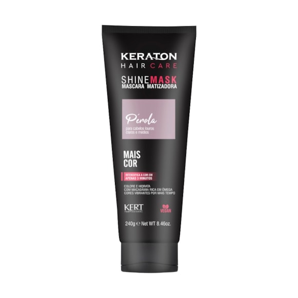 Máscara Tratamento Capilar Keraton Matizadora Shine Mask Pérola 250g