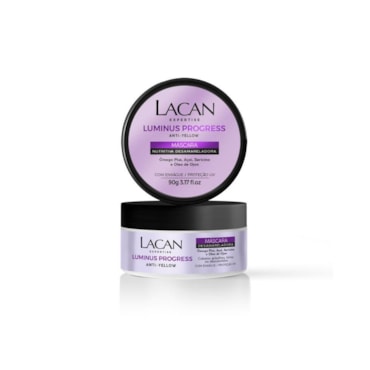 Máscara Tratamento Capilar Lacan Desamareladora Luminus Progress 90gr 