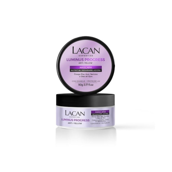 Máscara Tratamento Capilar Lacan Desamareladora Luminus Progress 90gr
