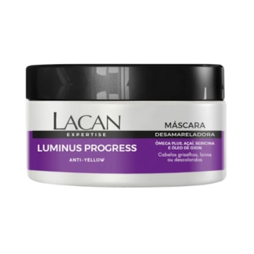 Máscara Tratamento Capilar Lacan Luminus Progress Desamarelador 300g