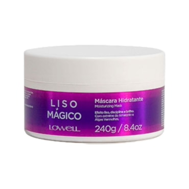 Máscara Tratamento Capilar Lowell Liso Magico 240gr