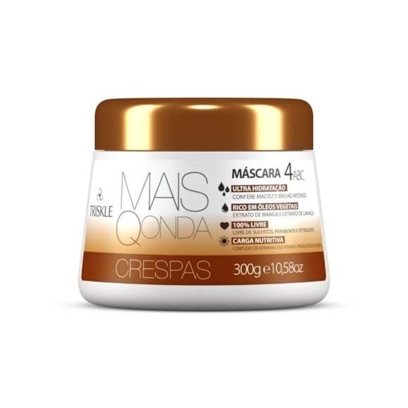 Máscara Tratamento Capilar Triskle Mais Q Onda Crespas 300gr