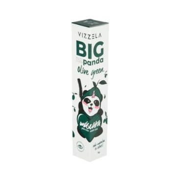 Máscara Vizzela Para Cílios Verde Olivia Big No Panda