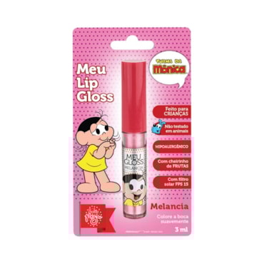 Meu Brilho Labial Turma Da Mônica Melancia Com Gliter