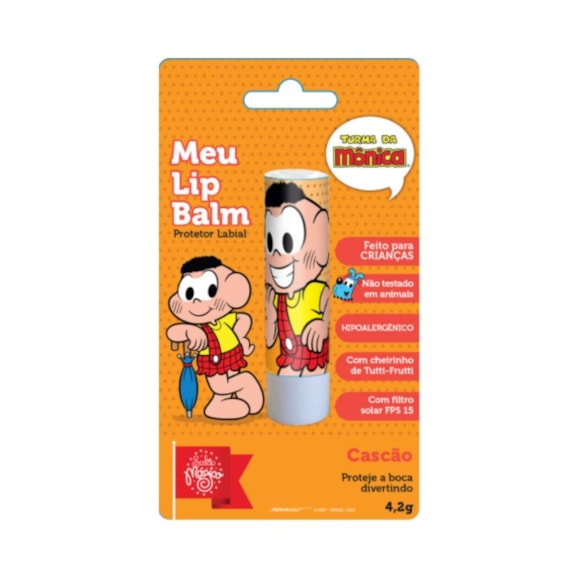 Meu Lip Balm Turma da Mônica Cascão FPS15