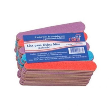 Mini Lixa Para Unhas Santa Clara com 144un