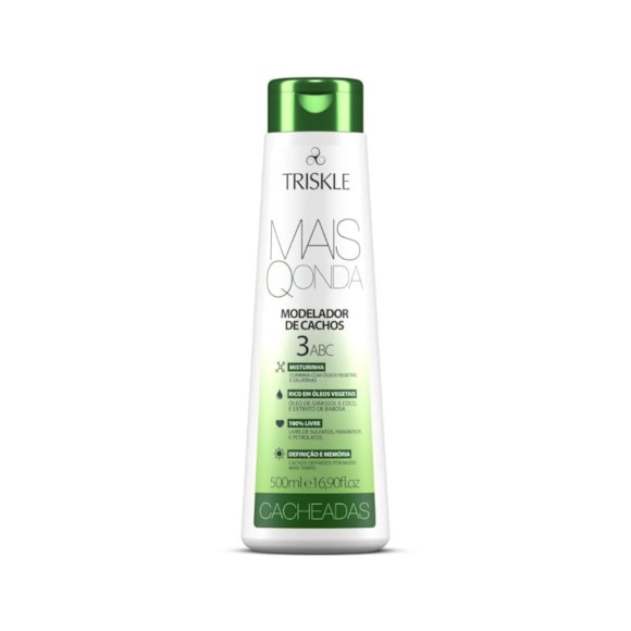 Modelador Triskle Mais Q Onda Cacheados 500ml