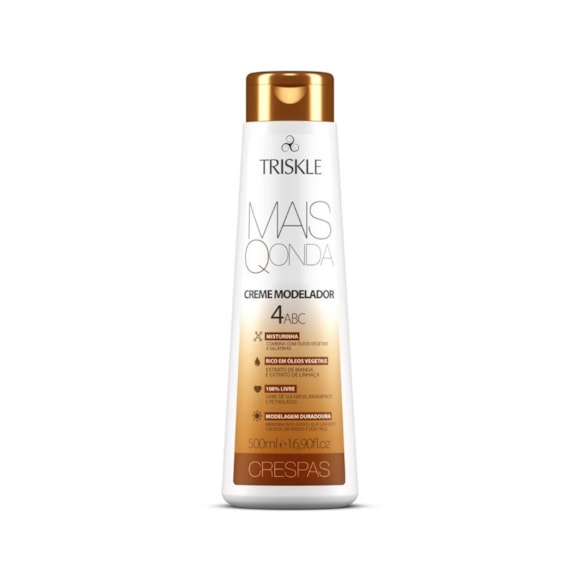 Modelador Triskle Mais Q Onda Crespas 500ml