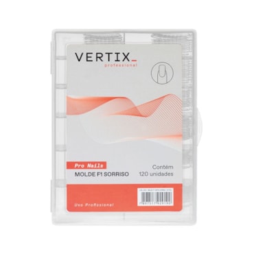 Molde Unha Vertix F1 Sorriso Tamanho Médio 120 Peças