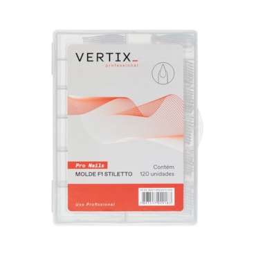 Molde Unha Vertix F1 Stiletto 120 Pecas