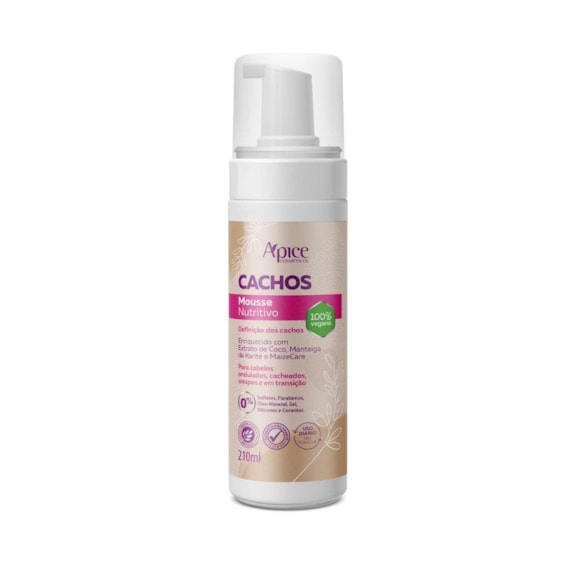 Mousse Capilar Apice Nutritivo Cachos 210ml