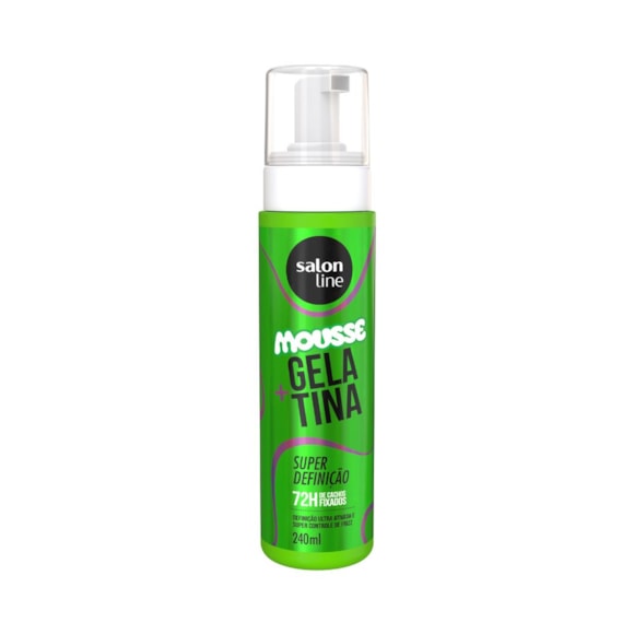 Mousse Capilar Salon Line Condicionador + Gelatina Super Definição 240ml