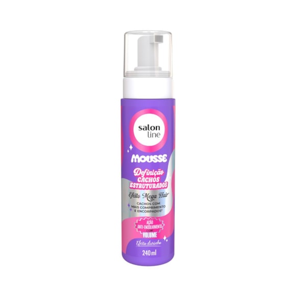 Mousse Capilar Salon Line Definição Cachos Estruturados 240ml