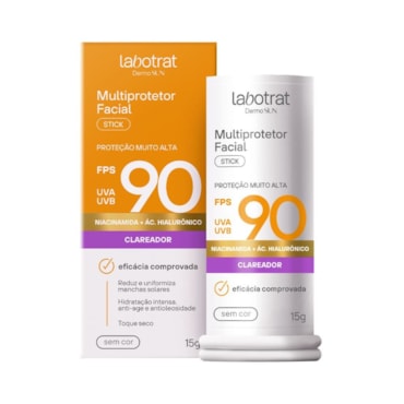 Multiprotetor Stick Labotrat Dermo Sun Incolor FPS90 15g
