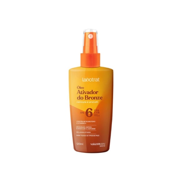 Óleo Ativador Labotrat Bronze Vai E Brilha Fps6 120ml