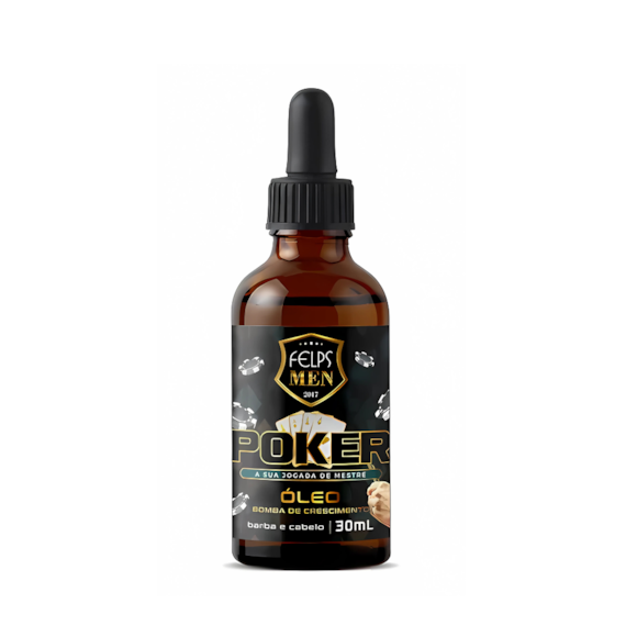 Óleo Capilar Felps Profissional Men Poker Barba E Cabelo 30ml