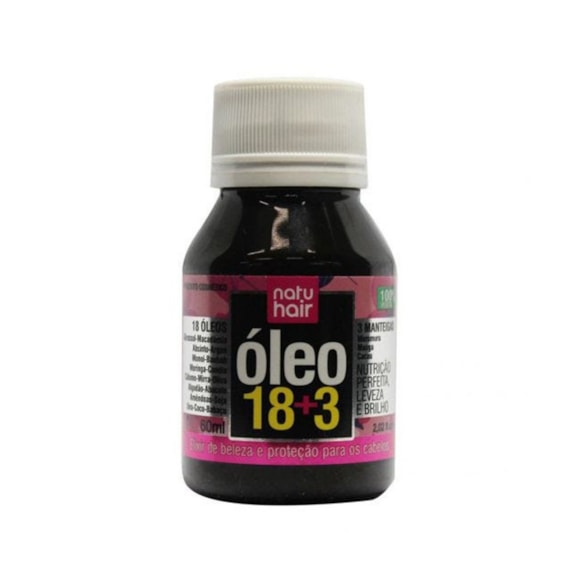 Óleo Capilar Natuhair 18 Óleos e 3 Manteigas 60ml