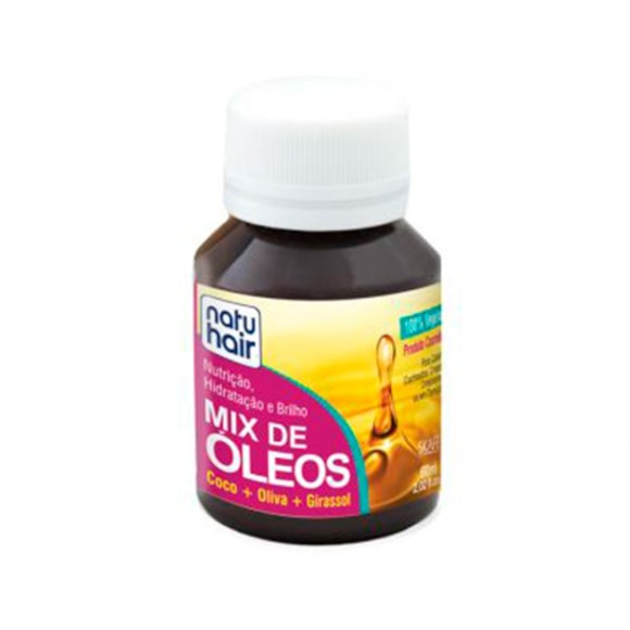 Óleo Capilar Natuhair Mix Coco e Girassol 60ml 
