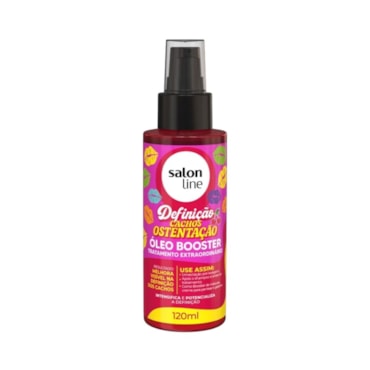 Óleo Capilar Salon Line Booster Definição Cachos Ostentação 120ml