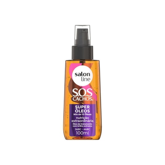 Óleo Capilar Salon Line Sos Cachos Super Óleos 100ml