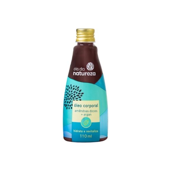 Óleo Corporal Cia Da Natureza Amêndoas e Argan 100ml