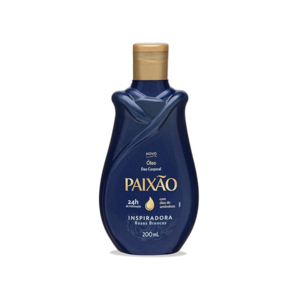 Óleo Corporal de Amêndoas Paixão Inspiradora ação desodorante 200ml