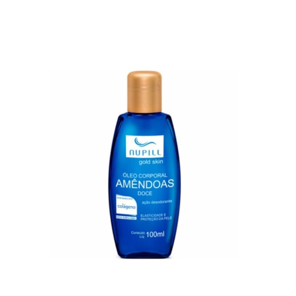 Óleo Corporal Nupill Amêndoa e Colágeno Natural 100ml